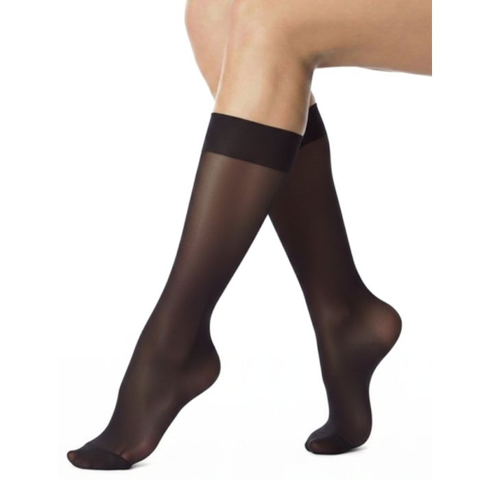 Caresse kniekousen semi-opaque 40