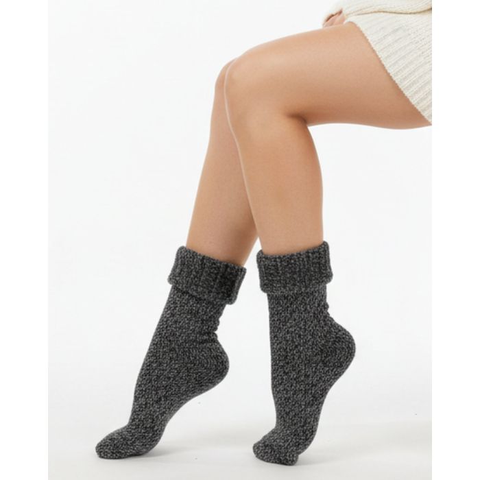 Topsocks Wollen Dames Huissokken met Anti-slip