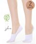 Topsocks invisible sneakers bamboo plush 2-pack